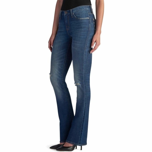 Rock & Republic Jeans Women’s Size 12 US Blue Denim Studded Kasandra Bootcut - Picture 14 of 14